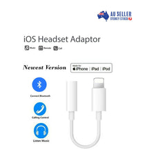Load image into Gallery viewer, FIDBITS 3x iPhone to AUX 3.5mm headphone Audio Jack Adapter Cable iPhone 8 X XR 11 12 13