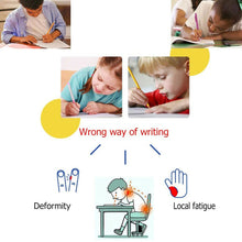 Load image into Gallery viewer, FIDBITS 4x Children Pencil Grip Correction Handwriting Aid Posture for Kids Autism