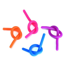 Load image into Gallery viewer, FIDBITS 5x Colourful New Monkey Noodles Sensory Fidget Stretch Toys Jelly String