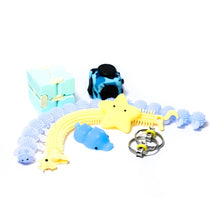 Load image into Gallery viewer, 7pcs Fidget Kit Blue Yellow Theme