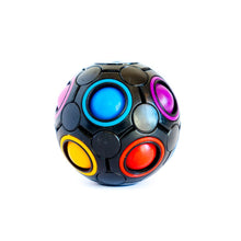Load image into Gallery viewer, Rainbow magic pop it ball Fidget Spinner