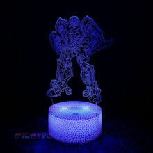 Load image into Gallery viewer, FIDBITS Bumble Bee 3D Illusion Lamp Luminate Base Night Light LED 7 Colour Touch Gift