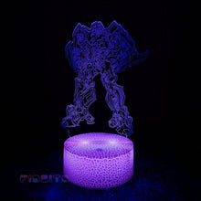 Load image into Gallery viewer, FIDBITS Bumble Bee 3D Illusion Lamp Luminate Base Night Light LED 7 Colour Touch Gift