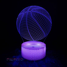 Load image into Gallery viewer, FIDBITS Car 3D Illusion Lamp Luminate Base Night Light LED 7 Colour Touch Gift