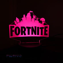 Load image into Gallery viewer, FIDBITS Electronics Fortnite New 3D Illusion Lamp Night Light LED 7 Colour Touch Table Lamp