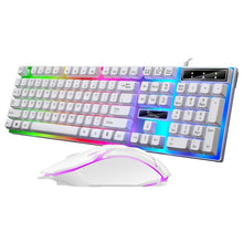 Load image into Gallery viewer, FIDBITS Gaming Keyboard and Mouse Set for PC Laptop Rainbow Backlight USB Ergonomic