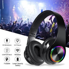 Load image into Gallery viewer, FIDBITS NEW RGB Gaming Keyboard Mouse, RGB Mouse Pad Wireless Headphones Bundle