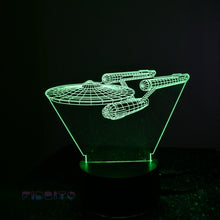 Load image into Gallery viewer, FIDBITS New Star Wars 3D Illusion Lamp Night Light LED 7 Colour Office Touch Table Lamp