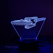 Load image into Gallery viewer, FIDBITS New Star Wars 3D Illusion Lamp Night Light LED 7 Colour Office Touch Table Lamp