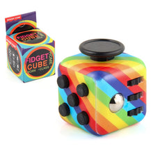 Load image into Gallery viewer, Fidbits Fidget Rainbow Fidget Cube 3D Anti Stress