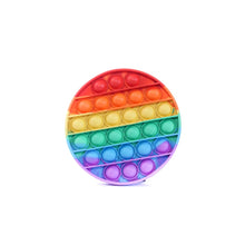 Load image into Gallery viewer, Rainbow Pop it coloured circle