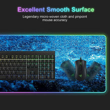 Load image into Gallery viewer, FIDBITS RGB LED Gaming Galaxy Mouse Pad Keyboard Desk Non-slip Mousepad Mat 80cm Large