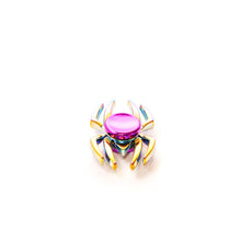 Load image into Gallery viewer, FIDBITS Fidget Spiderman Metallic Rainbow spinner